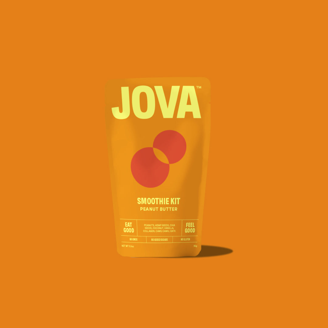 JOVA Peanut Butter Smoothie Kit Packaging