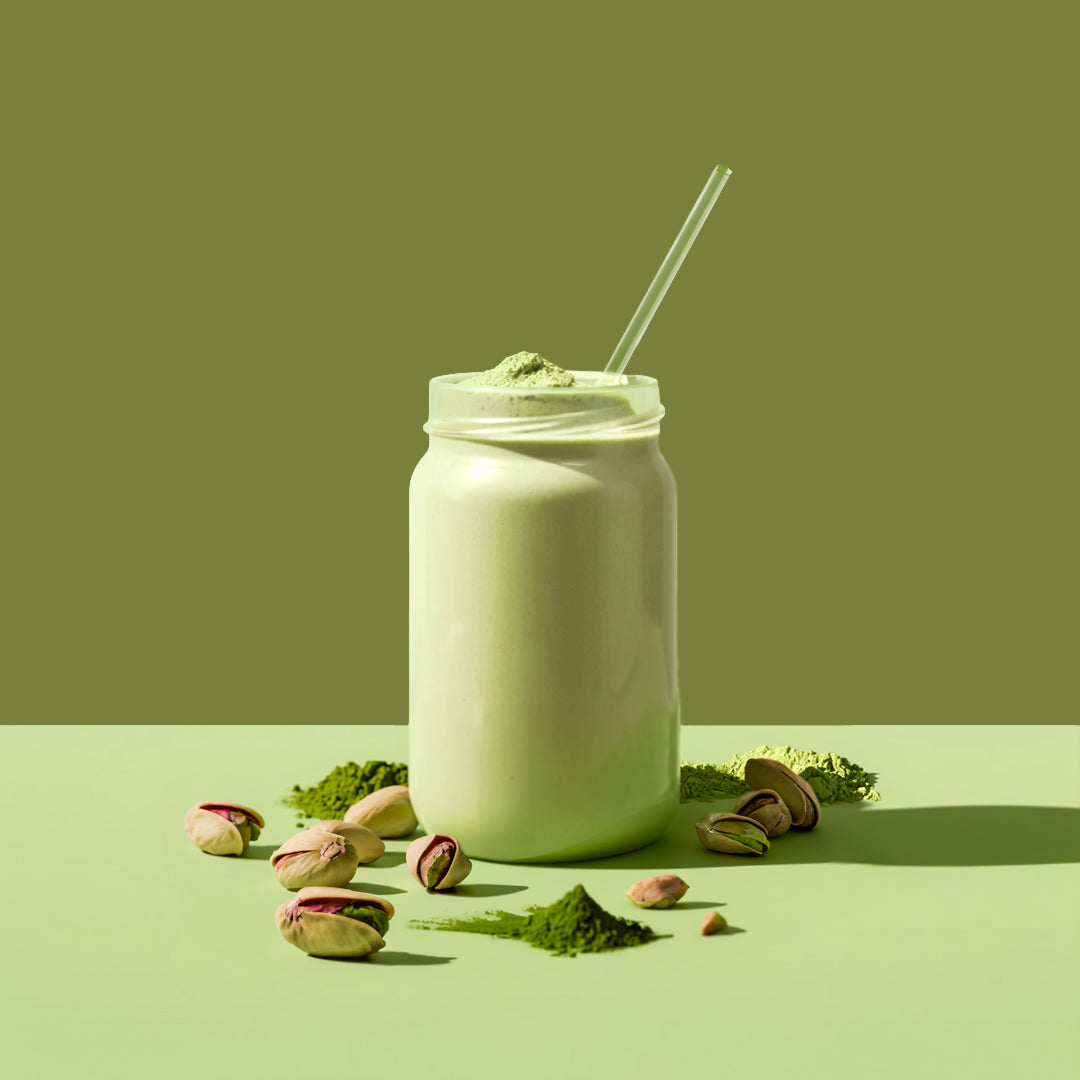 JOVA Pistachio Smoothie Kit Blended